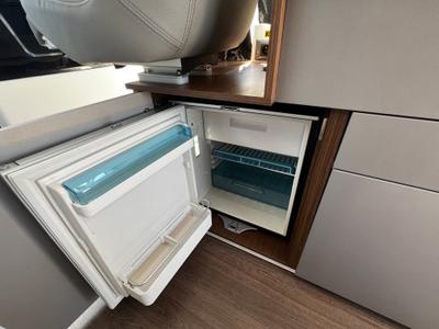 Galley of Ana, a Beneteau Antares 9 OB motorboat at Grad Biograd na Moru, Croatia