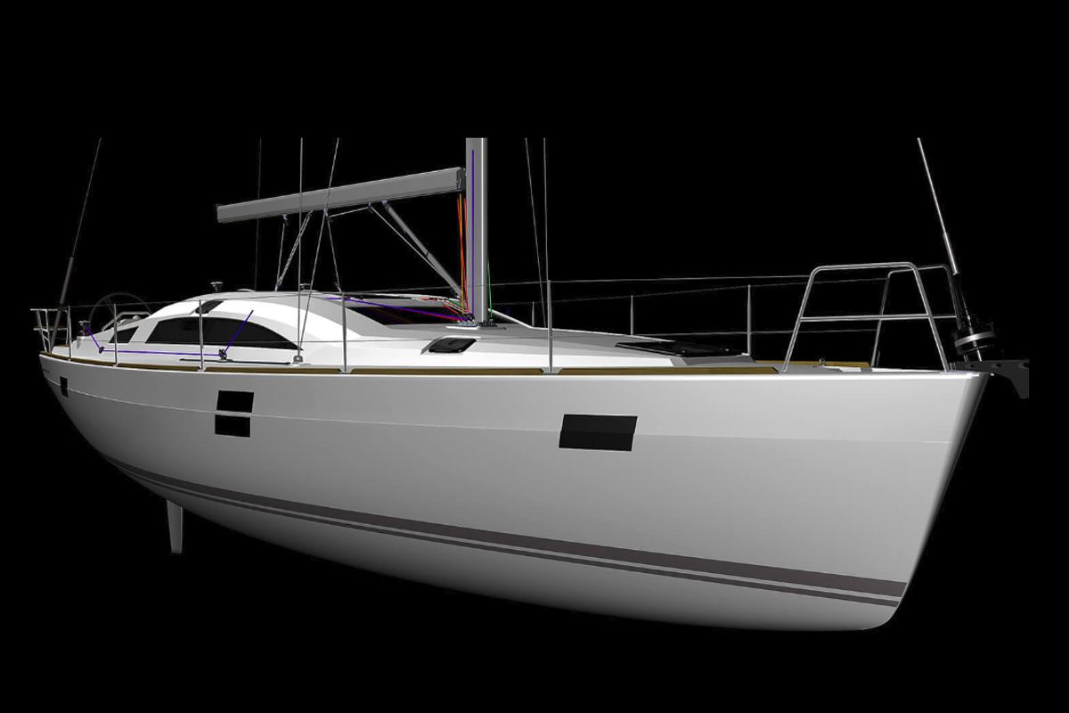 Oxygen, a Elan Impression 45.1 sailboat at Grad Trogir, Croatia