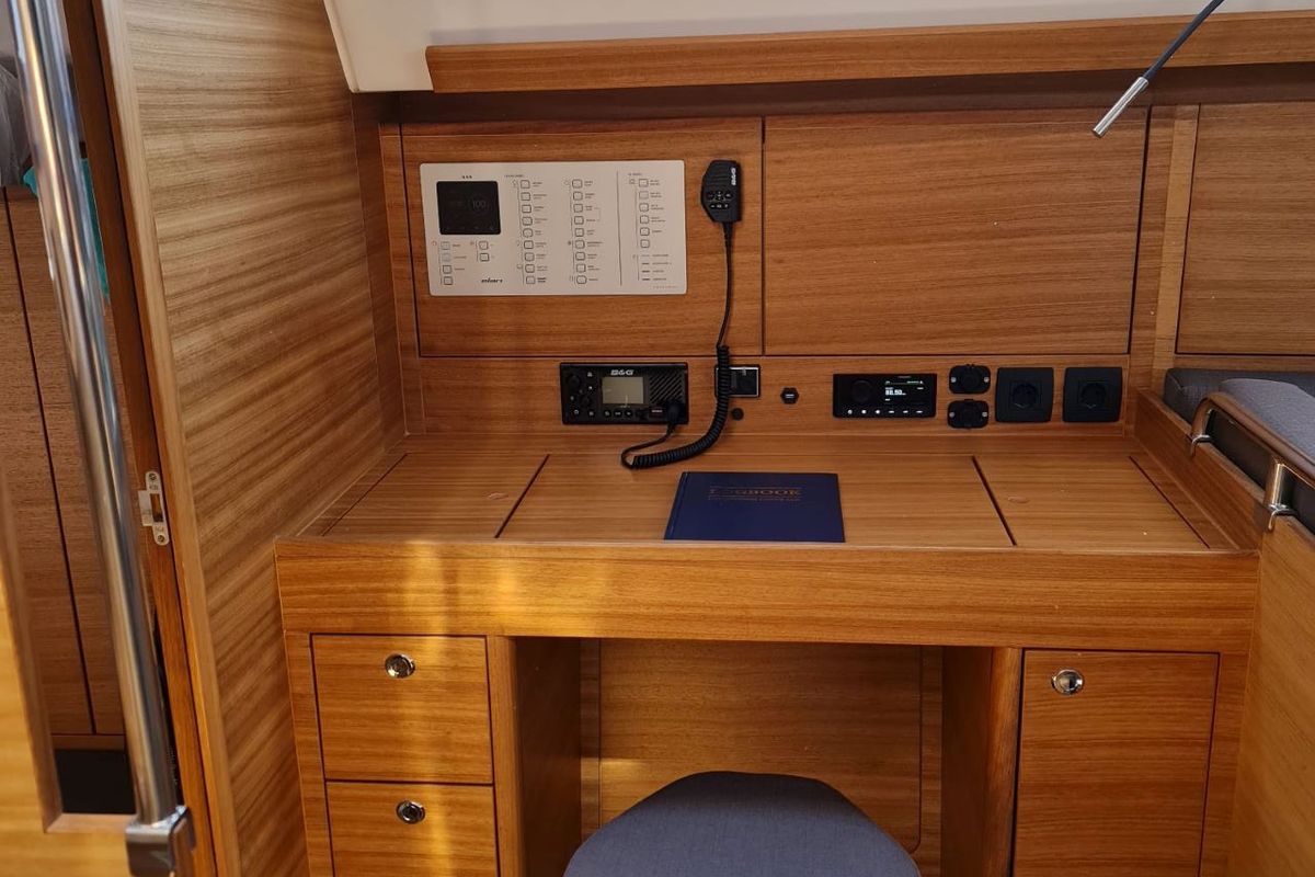 Oxygen, a Elan Impression 45.1 sailboat at Grad Trogir, Croatia