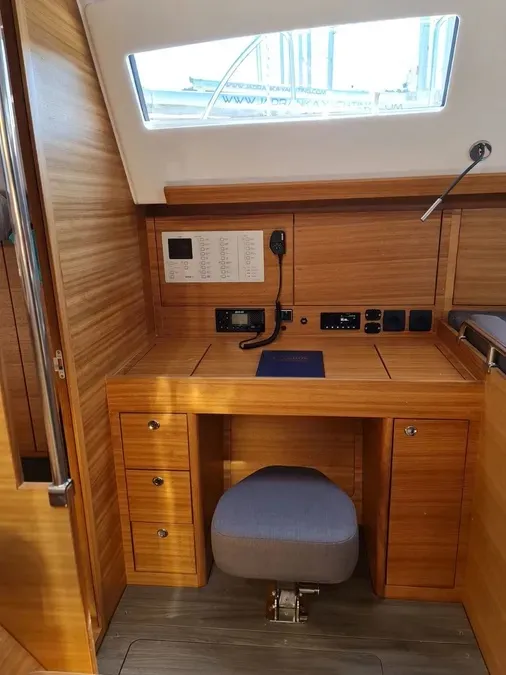 Salon of Oxygen, a Elan Impression 45.1 sailboat at Grad Trogir, Croatia