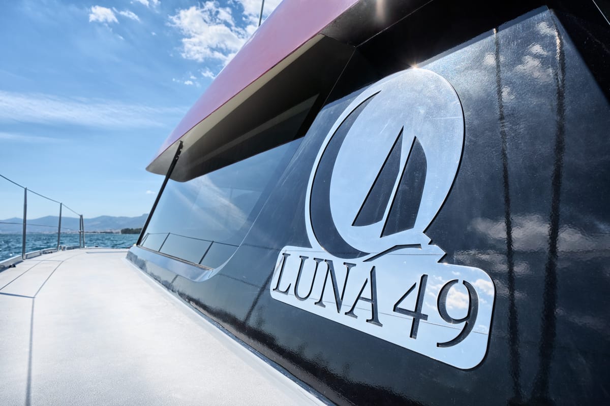 Katamaran, a Luna 49 catamaran at Split, Croatia