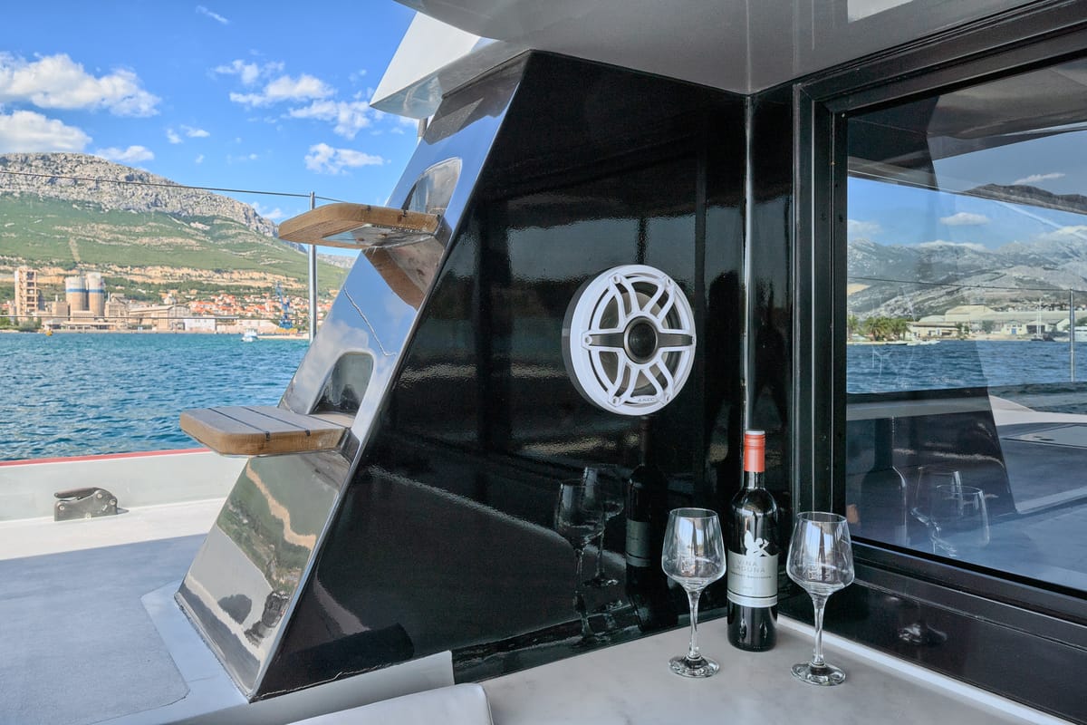 Katamaran, a Luna 49 catamaran at Split, Croatia