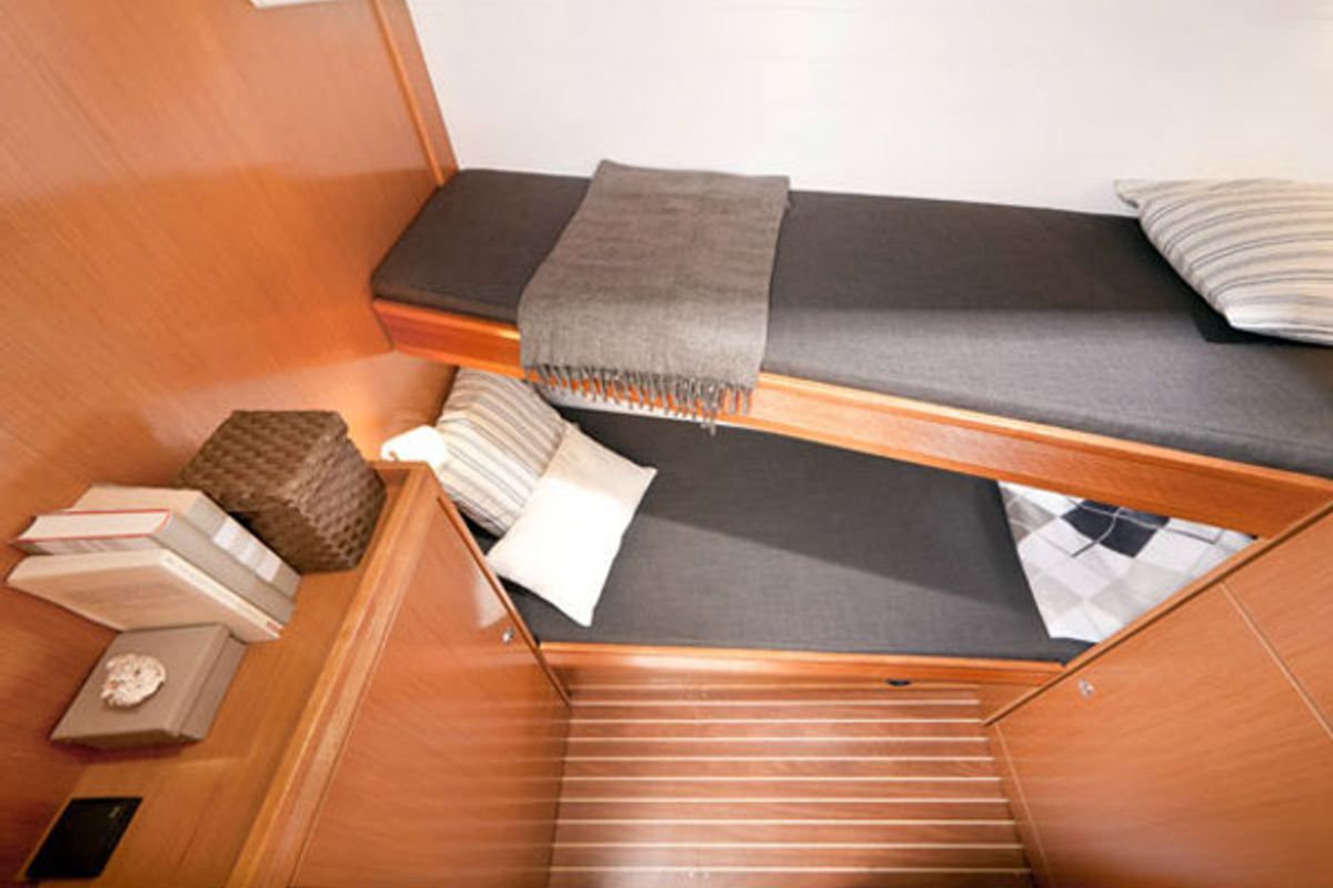 Cabin on Fija, a Bavaria Cruiser 50 sailboat at Općina Sukošan, Croatia