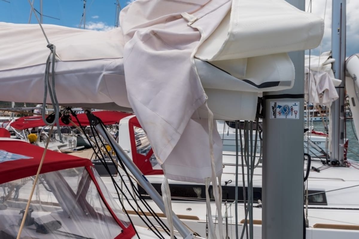 Bela, a Beneteau Oceanis 35.1 sailboat at Split, Croatia