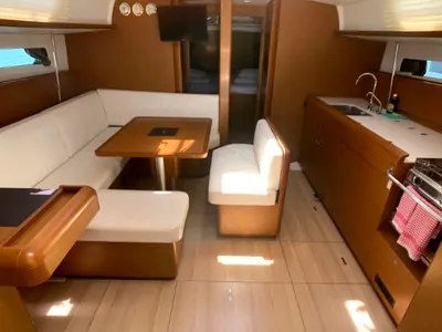 Salon of Anna, a Jeanneau Sun Odyssey 479 sailboat at Općina Rogoznica, Croatia