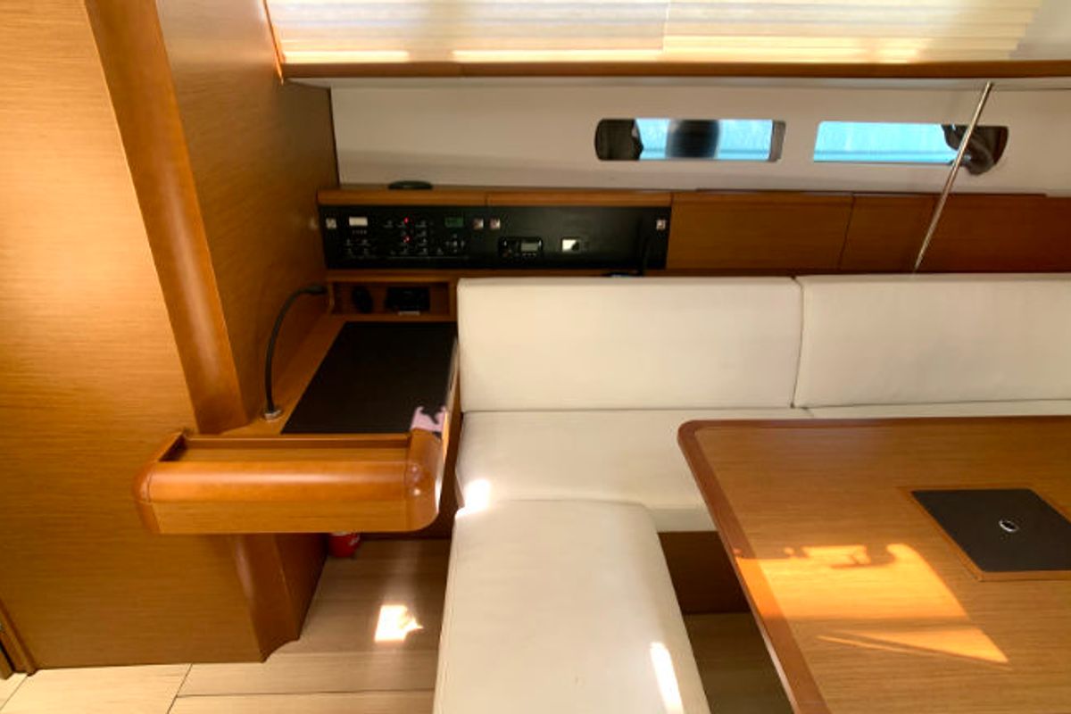 Salon of Anna, a Jeanneau Sun Odyssey 479 sailboat at Općina Rogoznica, Croatia