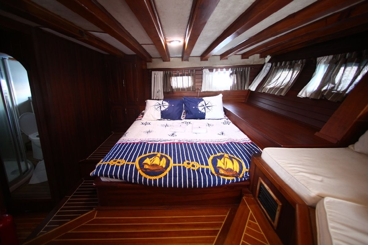 Cabin on Perrinita, a Custom Made Perrinita yacht at Bodrum, Turkey