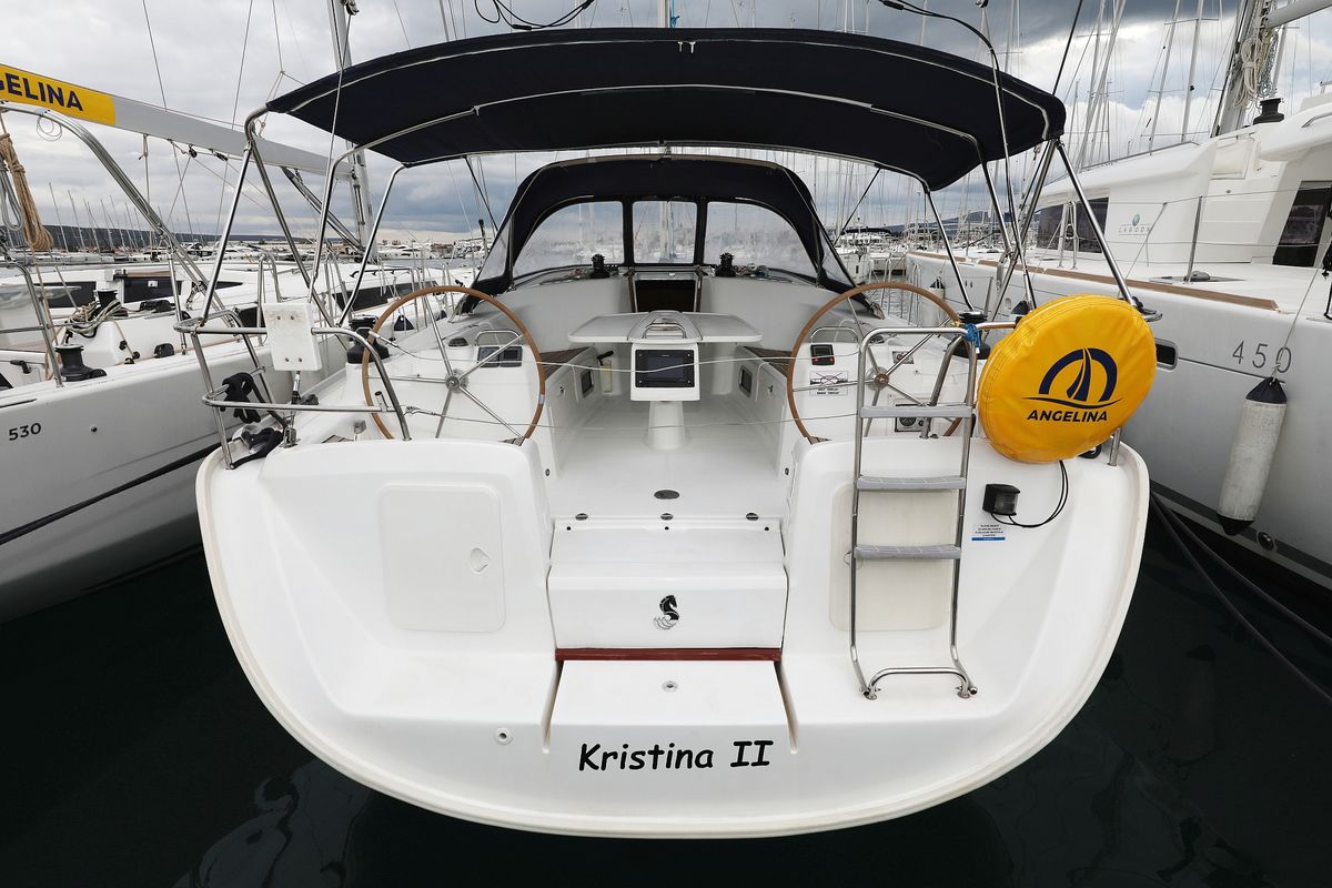Exterior view of Kristina II, a Beneteau Cyclades 50.5 sailboat at Općina Sukošan, Croatia