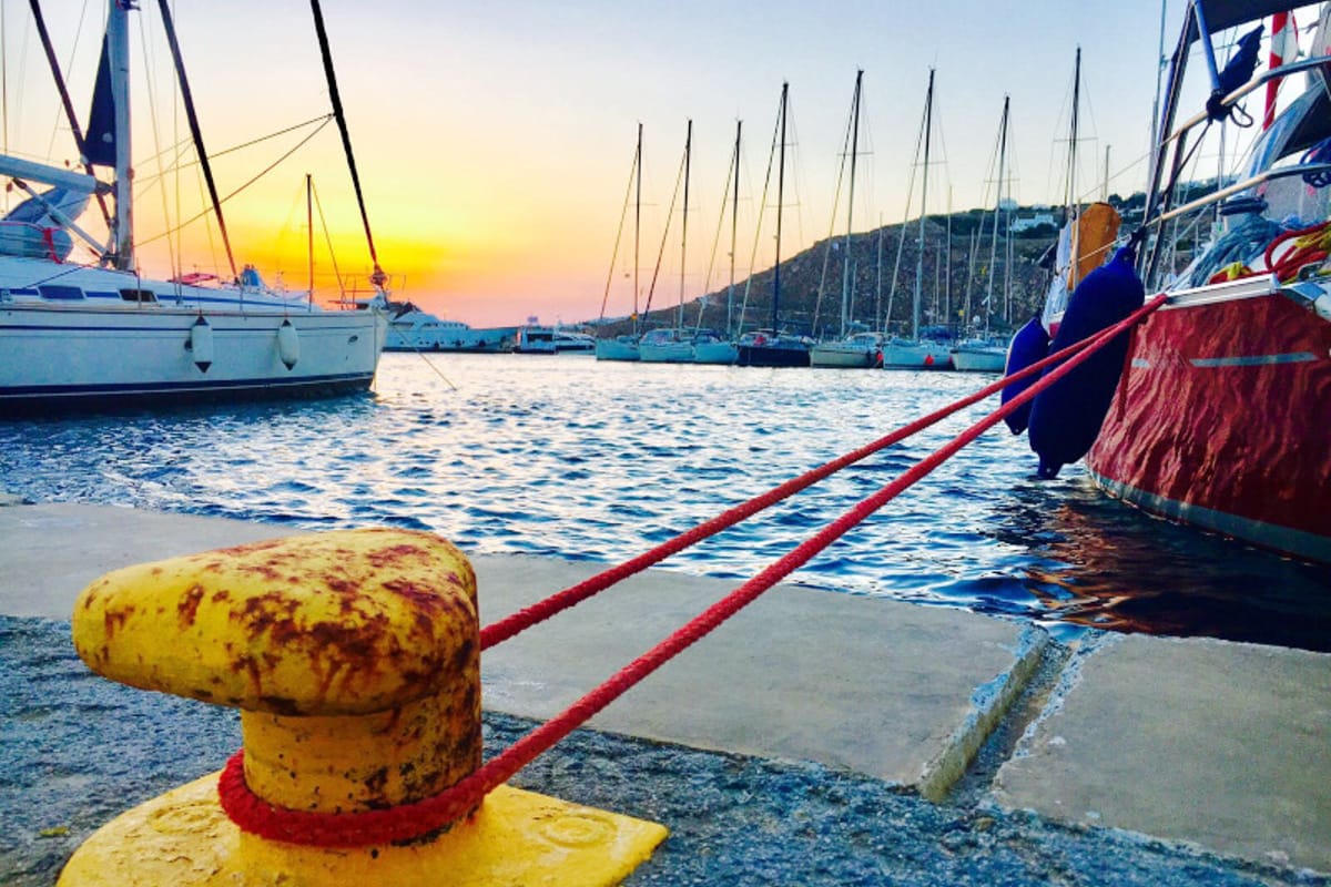 Jacosta, a Alfa Sailing Yachts Alfa 51 sailboat at Parikia, Greece
