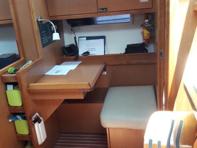 Salon of Canenas, a Bavaria 40 Cruiser S sailboat at Sami Municipal Unit, Greece
