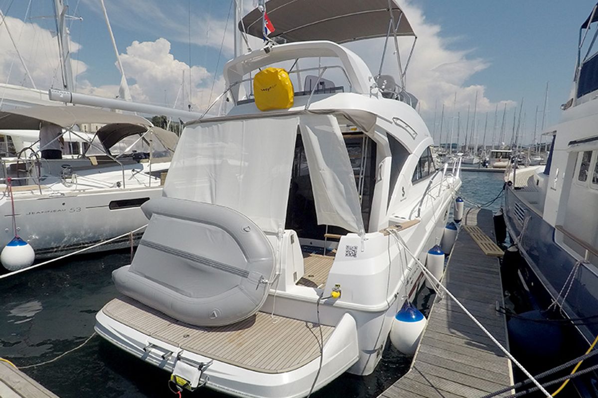 Exterior view of Mandalina II, a Beneteau Antares 36 yacht at Grad Šibenik, Croatia