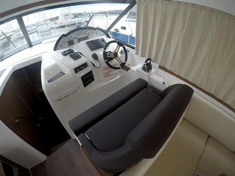 Cockpit of Mandalina II, a Beneteau Antares 36 yacht at Grad Šibenik, Croatia