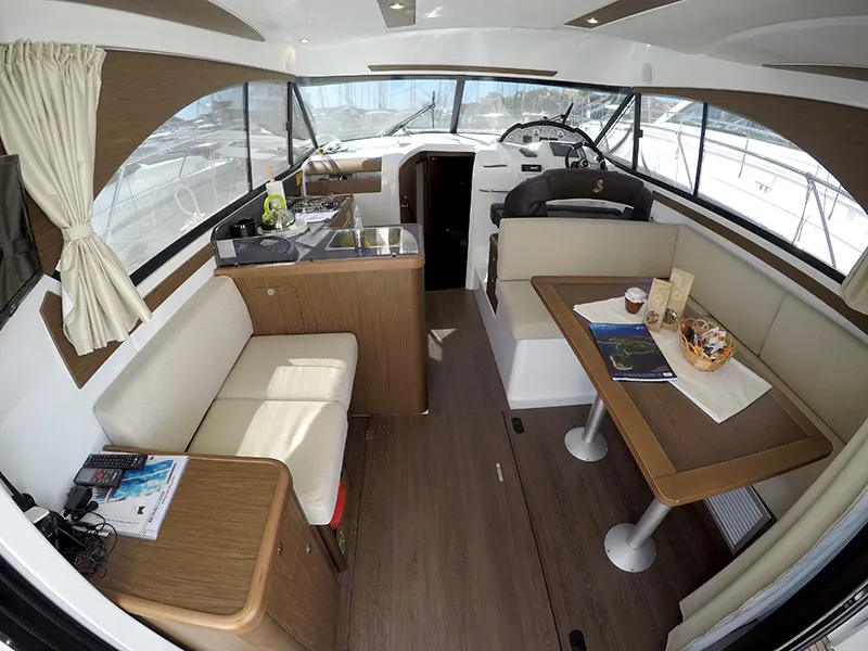Salon of Mandalina II, a Beneteau Antares 36 yacht at Grad Šibenik, Croatia