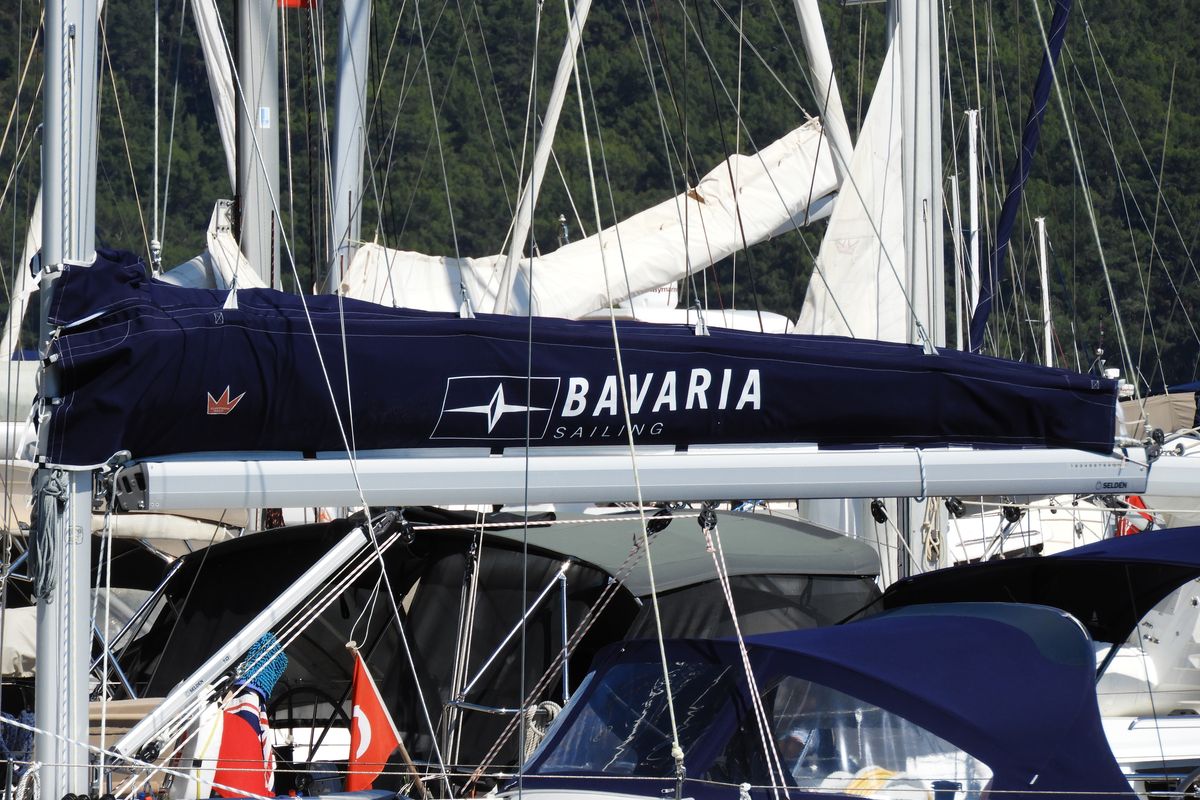 Sora, a Bavaria Cruiser 34 sailboat at Fethiye, Turkey