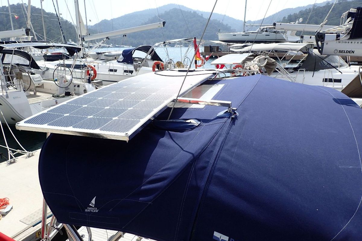 Sora, a Bavaria Cruiser 34 sailboat at Fethiye, Turkey