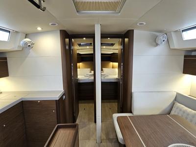 Salon of Julia, a Beneteau Oceanis 46.1 sailboat at Municipal Unit of Rhodes, Greece