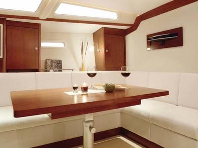 Salon of Ianira, a Hanse Yachts Hanse 470 sailboat at Heraklion Municipal Unit, Greece