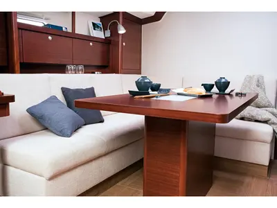 Salon of Ianira, a Hanse Yachts Hanse 470 sailboat at Heraklion Municipal Unit, Greece