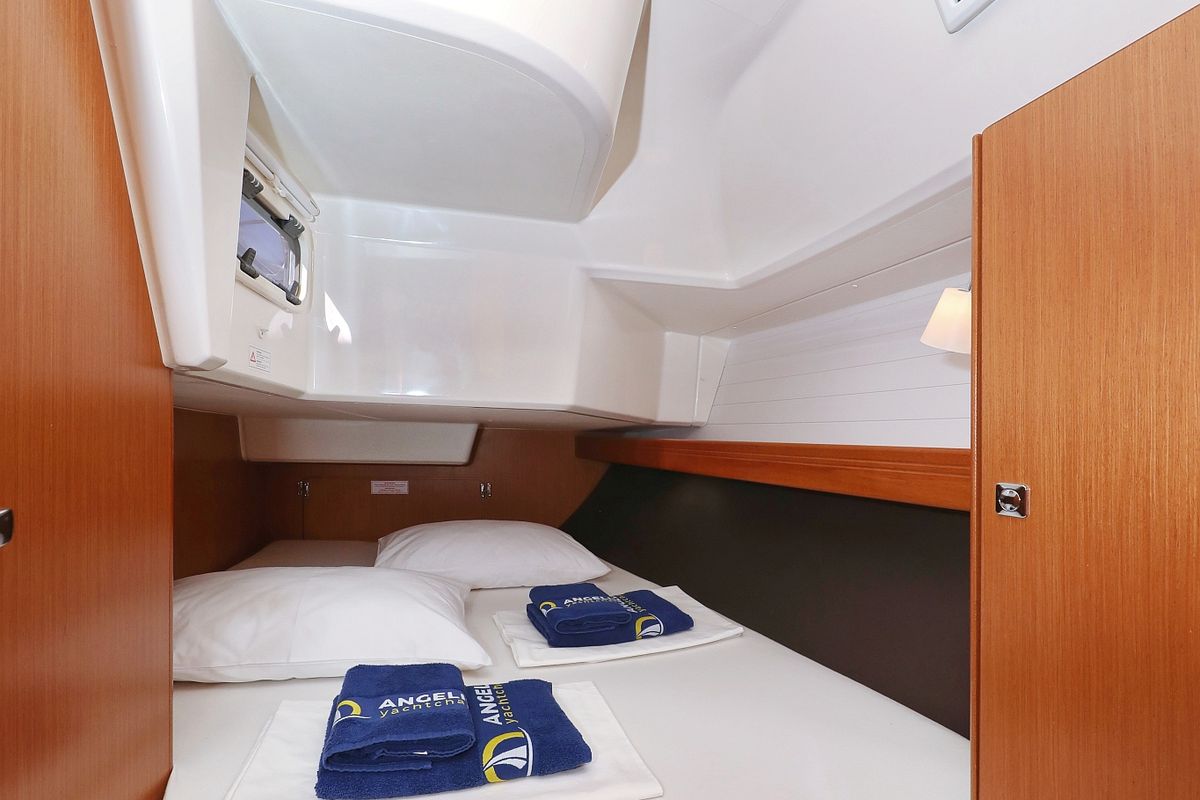 Cabin on Sun Course, a Bavaria Cruiser 37 sailboat at Grad Biograd na Moru, Croatia