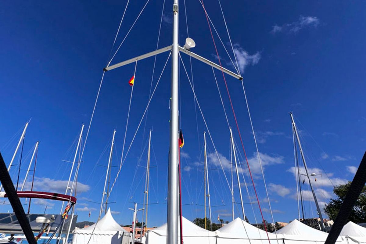 Sea Pearl, a Jeanneau Sun Odyssey 410 sailboat at Palma de Mallorca, Spain