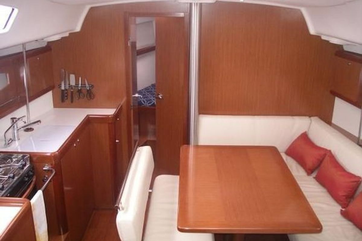 Galley of Anassa, a Beneteau Oceanis 40 sailboat at Volos Municipality, Greece