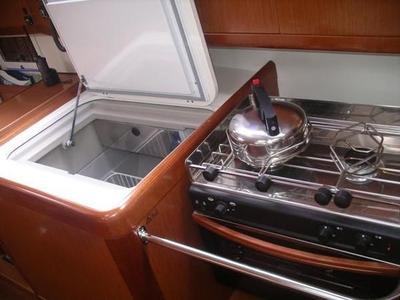 Galley of Anassa, a Beneteau Oceanis 40 sailboat at Volos Municipality, Greece