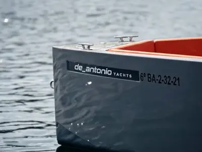 Premium, a De Antonio Yachts De Antonio D28 Cruiser motorboat at Ibiza, Spain