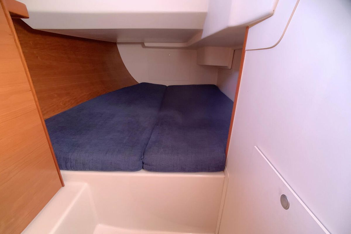 Cabin on Ronja, a Hanse Yachts Hanse 370 sailboat at Barth, Germany