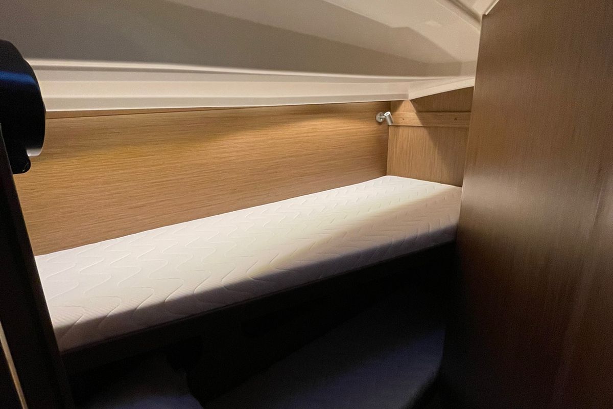 Cabin on Aurora, a Beneteau Oceanis 40.1 sailboat at Municipal Unit of Ellomenos, Greece