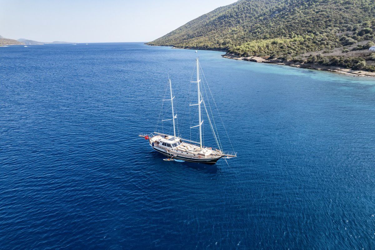 Exterior view of Leylali, a Custom Made Leylali yacht at Bodrum, Turkey