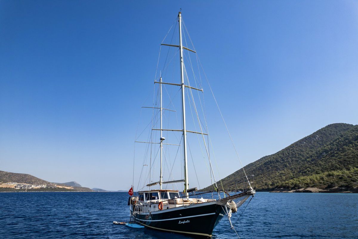 Exterior view of Leylali, a Custom Made Leylali yacht at Bodrum, Turkey