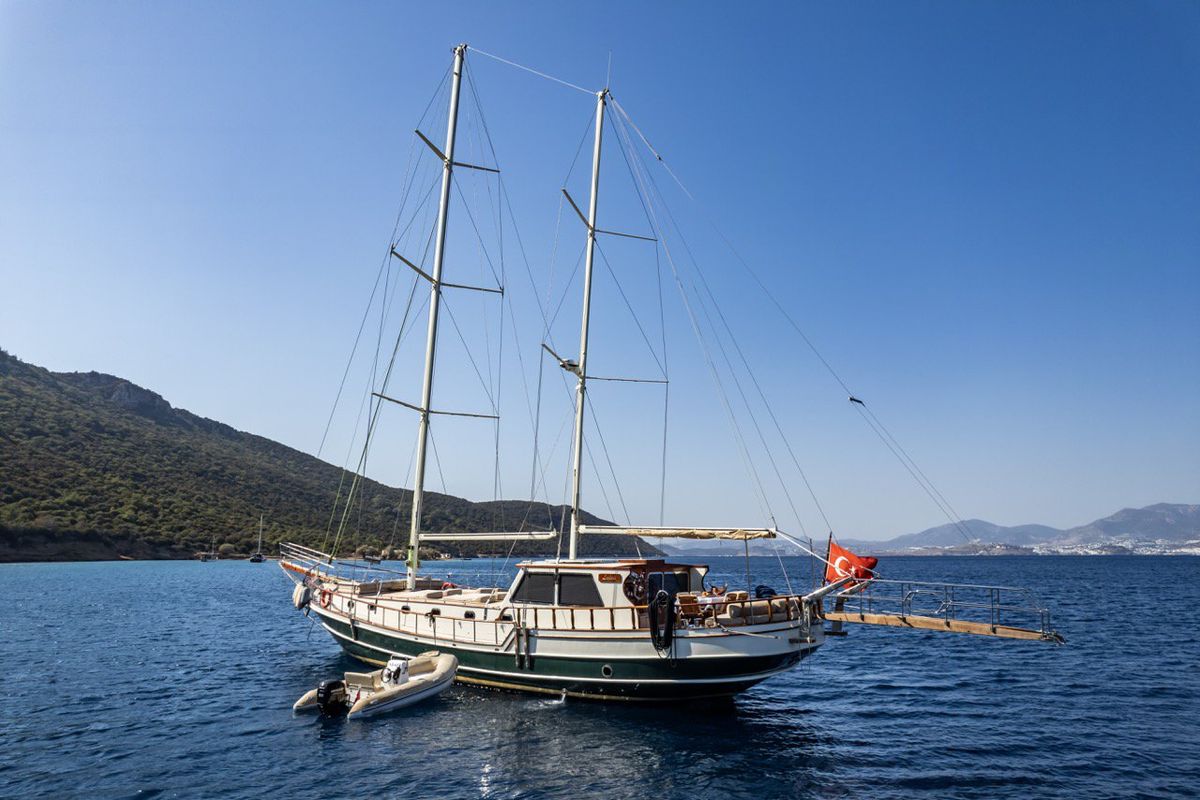 Exterior view of Leylali, a Custom Made Leylali yacht at Bodrum, Turkey
