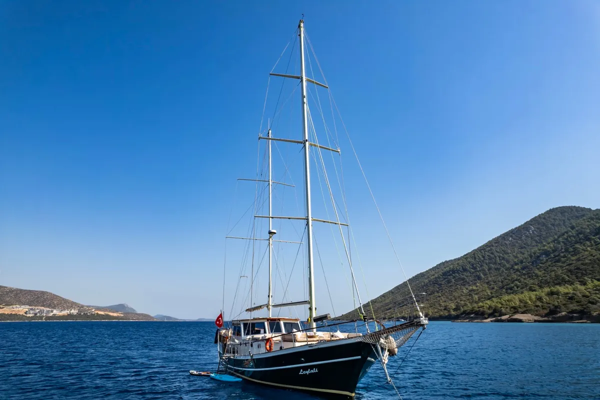 Exterior view of Leylali, a Custom Made Leylali yacht at Bodrum, Turkey