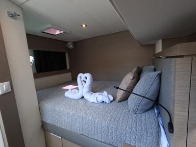 Cabin on Champs-Elysees, a Fountaine Pajot Saona 47 catamaran at Road Town, British Virgin Islands