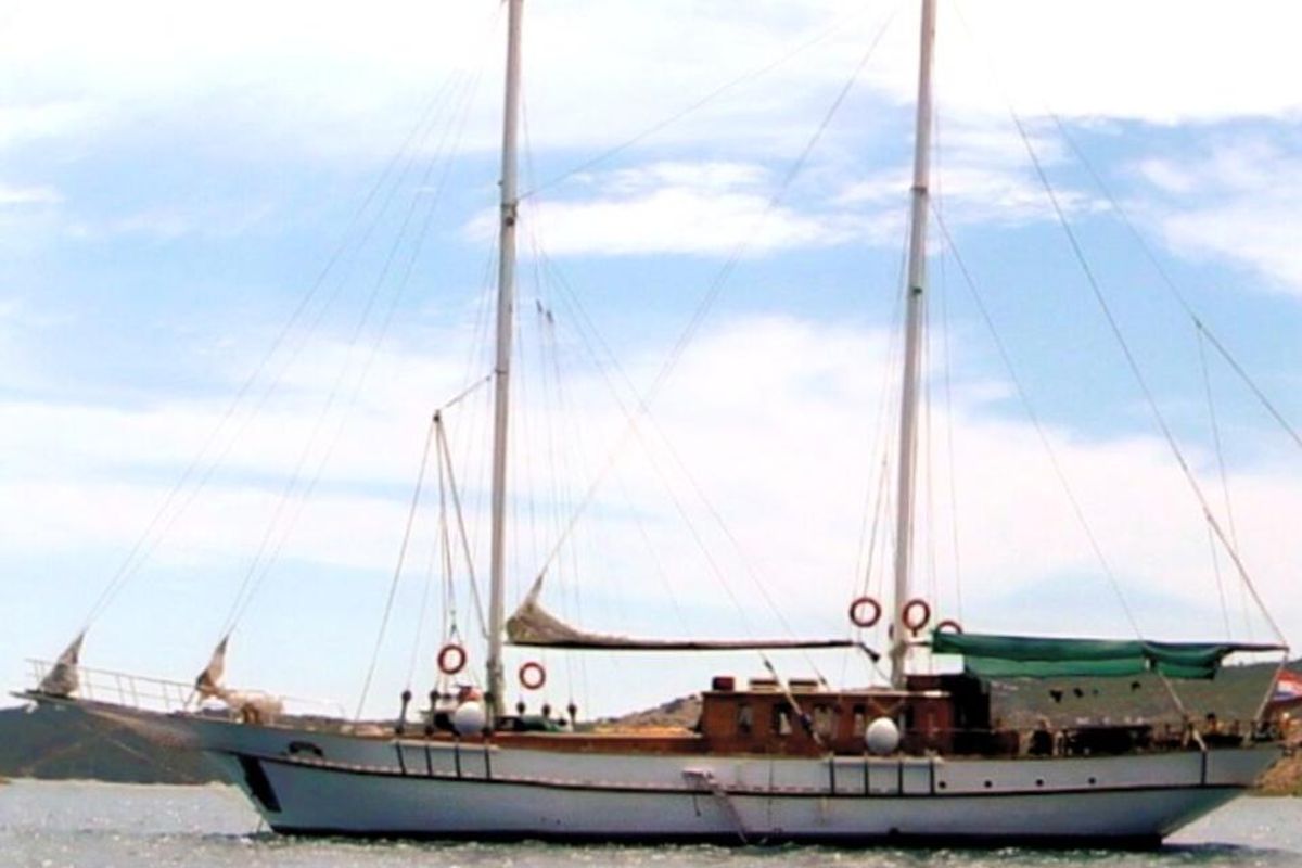 Exterior view of Alisa, a Aegean Yacht Alisa yacht at Stobreč, Croatia