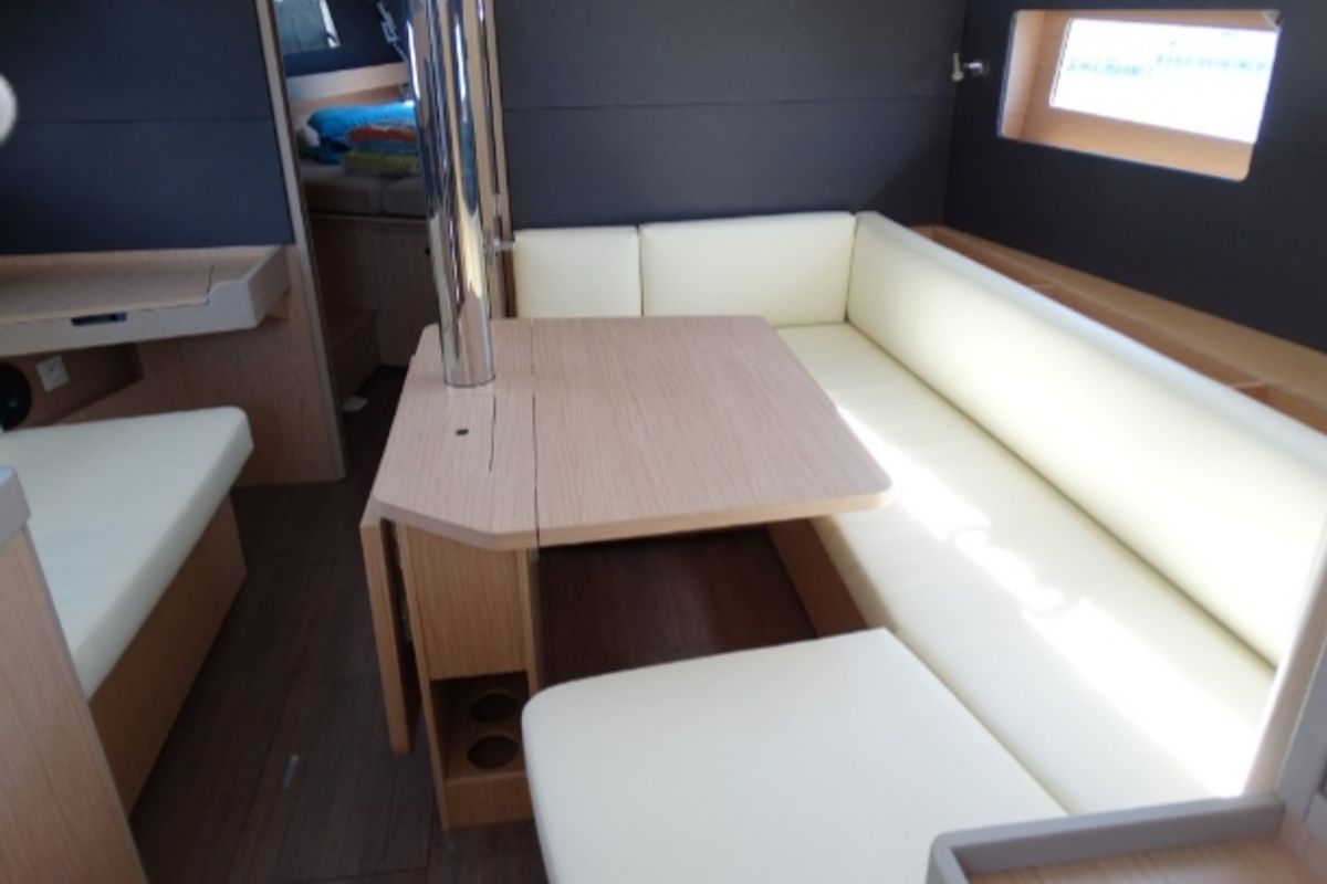 Galley of Kos 41.4, a Beneteau Oceanis 41.1 sailboat at Volos Municipality, Greece