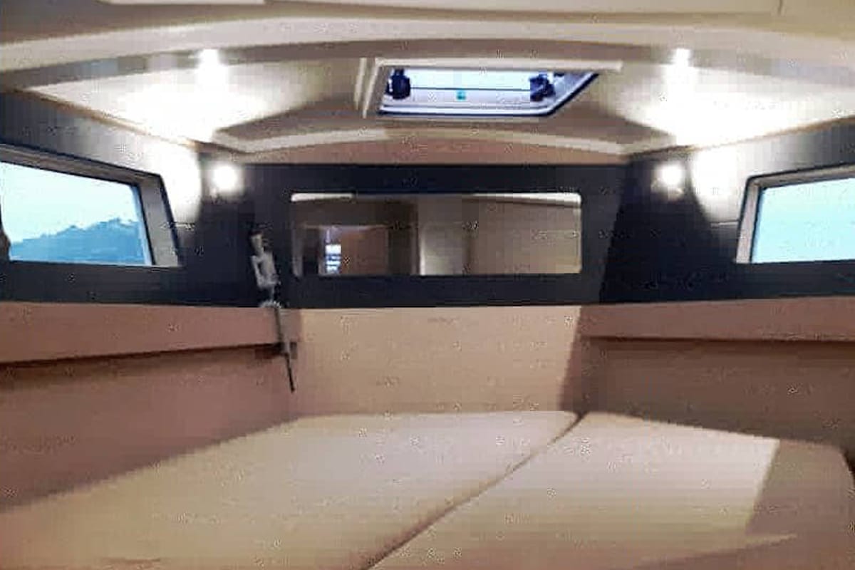 Cabin on Kos 41.4, a Beneteau Oceanis 41.1 sailboat at Volos Municipality, Greece