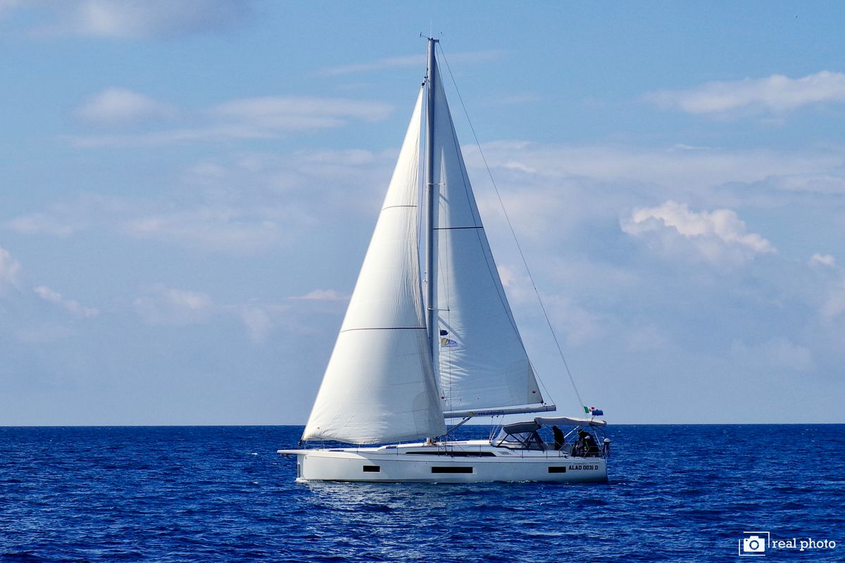 Exterior view of Jack, a Beneteau Oceanis 51.1 sailboat at Cannigione, Italy