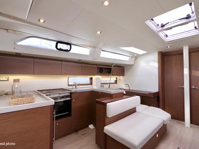 Galley of Jack, a Beneteau Oceanis 51.1 sailboat at Cannigione, Italy