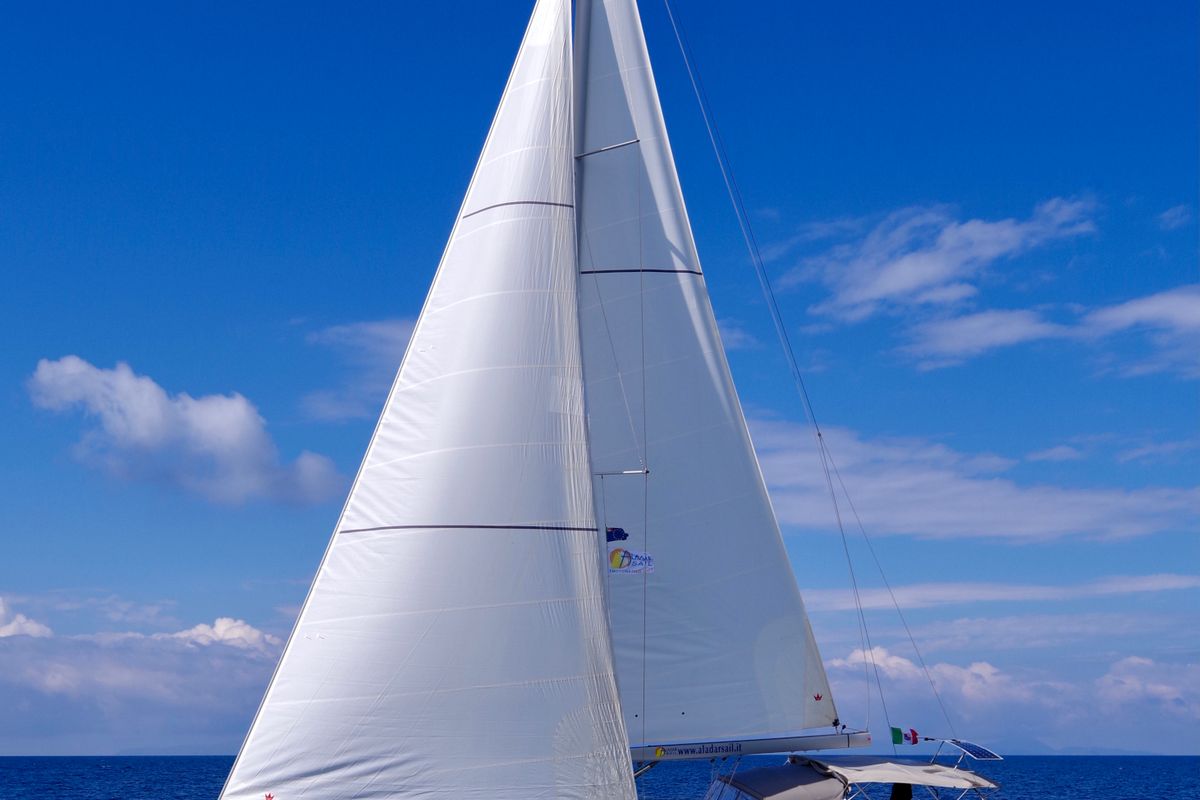 Exterior view of Jack, a Beneteau Oceanis 51.1 sailboat at Cannigione, Italy