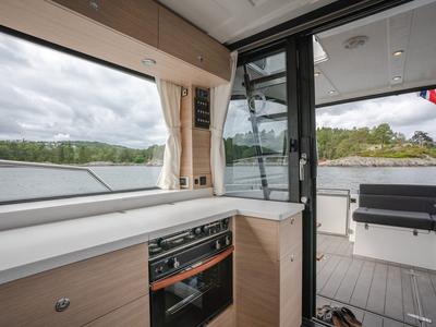 Galley of No Name, a Viknes Skilso 39 FLY yacht at Općina Sukošan, Croatia