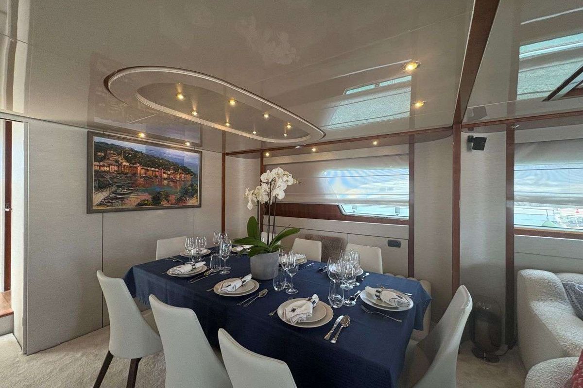MAMMA'S, a Sanlorenzo San Lorenzo SL 82 yacht at Athens, Greece