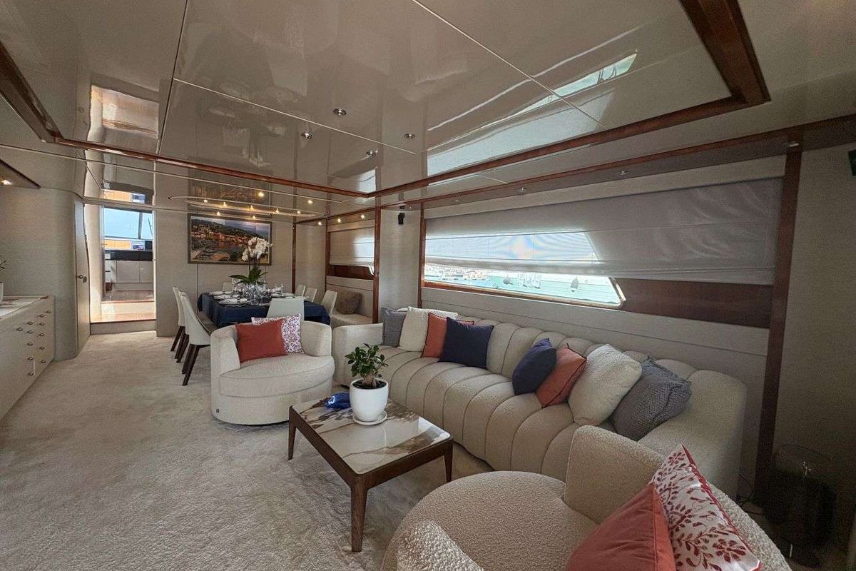 MAMMA'S, a Sanlorenzo San Lorenzo SL 82 yacht at Athens, Greece