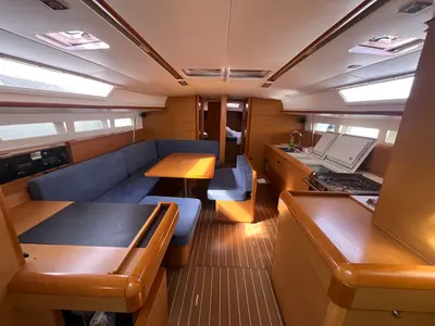 Salon of KATRINA, a Jeanneau Sun Odyssey 509 sailboat at Općina Sukošan, Croatia