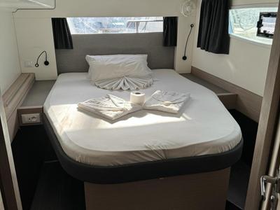 Cabin on ROXY II, a Fountaine Pajot Astréa 42 catamaran at Alameda, United States