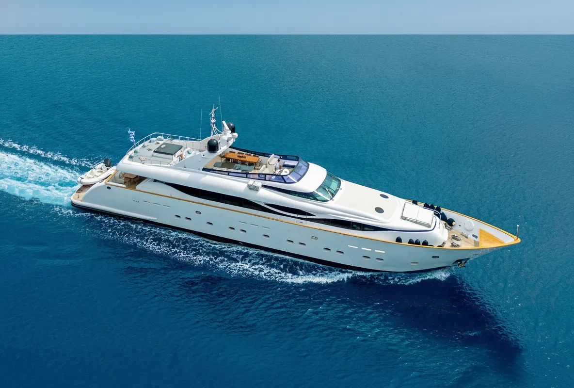 Exterior view of Pareaki II, a Gulet Luxury Motor Yacht yacht at Athens, Greece
