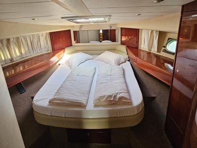 Cabin on Carpe Diem, a Princess Yachts Princess 480 motorboat at Primošten, Croatia