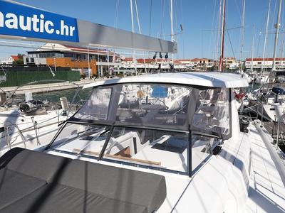 Cockpit of Constanta, a Hanse Yachts Hanse 588 sailboat at Pirovac, Croatia