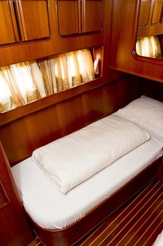 Cabin on Relax, a Yaretti 1910 yacht at Primošten, Croatia
