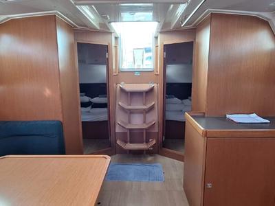 Cabin on Galeb, a Bavaria Cruiser 46 sailboat at Grad Šibenik, Croatia